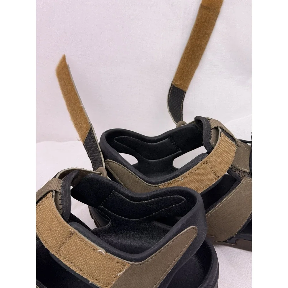 Teva Flintwood Mens 11 Brown Closed Toe Sport Sandals Hiking Water Fisherman EUC